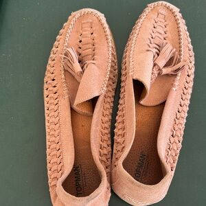 Topman Brown Moccasins with Tassels 41